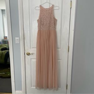 beaded sparkly maxi dress